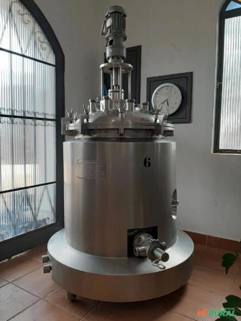 Reator Aço Inox 160 Litros Piloto Imagem Reator Aço Inox 160 Litros Piloto