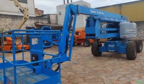 PLATAFORMA ELEVÁTORIA ARTICULADA GENIE Z60/34 4X2 ANO 2007 Imagem PLATAFORMA ELEVÁTORIA ARTICULADA GENIE Z60/34 4X2 ANO 2007