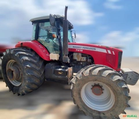Trator Massey Ferguson 7415 ano 2014 Imagem Trator Massey Ferguson 7415 ano 2014