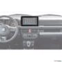 Moldura do Painel 2 Din Suzuki Jimny e Jimny Sierra 2018 a 2025 Preto Imagem Moldura do Painel 2 Din Suzuki Jimny e Jimny Sierra 2018 a 2025 Preto