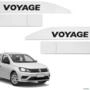 Jogo de Friso Lateral Voyage 2013 A 2023 Branco Cristal Imagem Jogo de Friso Lateral Voyage 2013 A 2023 Branco Cristal