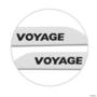 Jogo de Friso Lateral Voyage 2013 A 2023 Branco Cristal Imagem Jogo de Friso Lateral Voyage 2013 A 2023 Branco Cristal