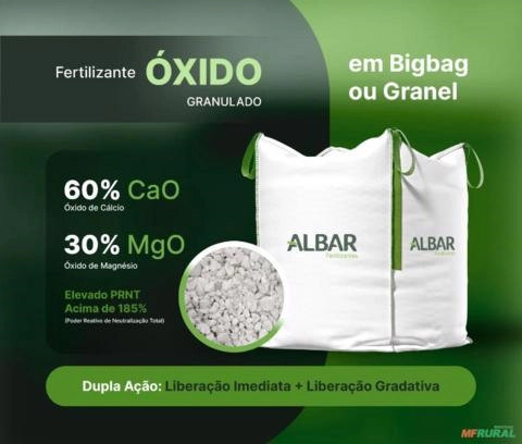 Óxido de Magnésio 30% + Cálcio 60% - Granulado Imagem Óxido de Magnésio 30% + Cálcio 60% - Granulado