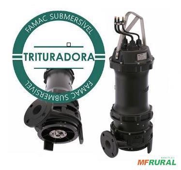Bomba FAMAC Submersivel Trituradora FBS-NG-JAC-20023G1 210MM 20CV - Voltagem: TRIF. 220V. Imagem Bomba FAMAC Submersivel Trituradora FBS-NG-JAC-20023G1 210MM 20CV - Voltagem: TRIF. 220V.
