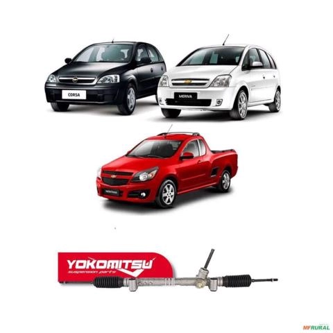 Caixa de Direção Mecânica Chevrolet Novo Corsa / Montana / Meriva Imagem Caixa de Direção Mecânica Chevrolet Novo Corsa / Montana / Meriva