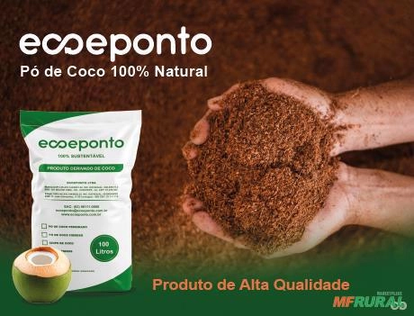PÓ DE CASCA COCO SECO DE ALTA QUALIDADE - SACO DE 100 LITROS Imagem PÓ DE CASCA COCO SECO DE ALTA QUALIDADE - SACO DE 100 LITROS