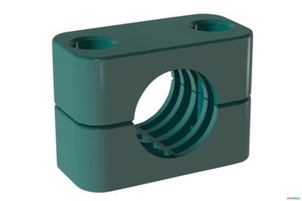 Corpo de Abracadeira Standard para Tubo de 35mm (din 3015) ? Stauff 535-PP Imagem Corpo de Abracadeira Standard para Tubo de 35mm (din 3015) ? Stauff 535-PP