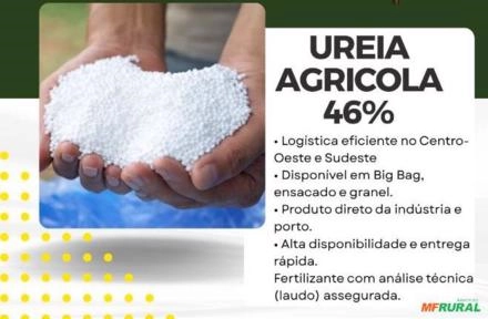 Ureia Agrícola 46% – Nitrogênio de Alta Eficiência para Lavoura e Pastagem Imagem Ureia Agrícola 46% – Nitrogênio de Alta Eficiência para Lavoura e Pastagem