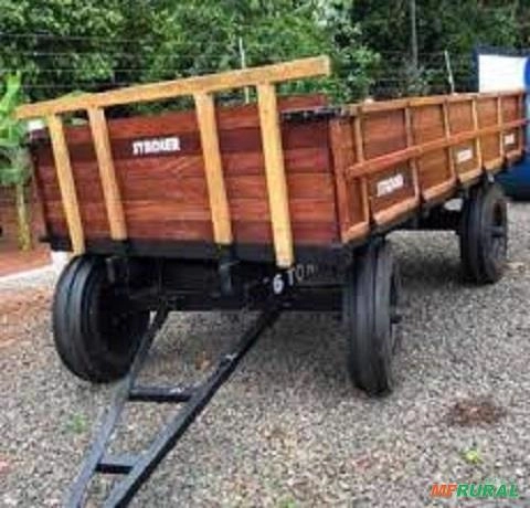 Carreta Agrícola de Madeira – Capacidade 6 Toneladas – ANO 2026 - EM 18 X NO CARTÁO Imagem Carreta Agrícola de Madeira – Capacidade 6 Toneladas – ANO 2026 - EM 18 X NO CARTÁO