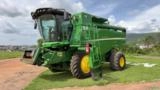 COLHEITADEIRA JOHN DEERE S540 + PLATAFORMA 25 PÉS CARACOL Imagem COLHEITADEIRA JOHN DEERE S540 + PLATAFORMA 25 PÉS CARACOL