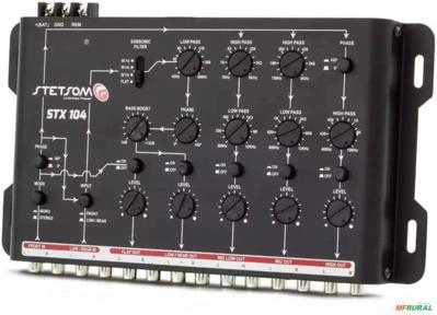 Crossover Stetsom STX104 5 Vias 2 Entradas 10 Saídas RCA Som Automotivo Profissional Imagem Crossover Stetsom STX104 5 Vias 2 Entradas 10 Saídas RCA Som Automotivo Profissional