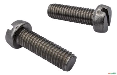 2x Parafuso Panela Fenda M8x25 Inox A4 Imagem 2x Parafuso Panela Fenda M8x25 Inox A4