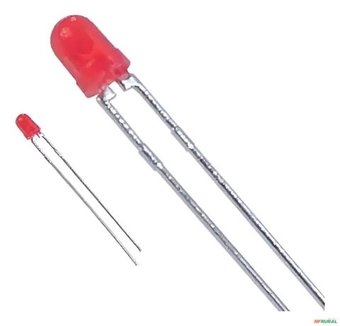 10x Led Indicador Vermelho 2v Radial 625nm Lite On - Cor da luz: Vermelho Imagem 10x Led Indicador Vermelho 2v Radial 625nm Lite On - Cor da luz: Vermelho