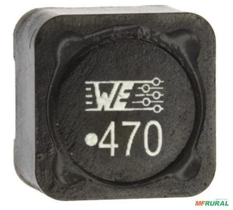 5x Indutor Smd 47uh 20% 100 Mohms 2,7a Wurth Imagem 5x Indutor Smd 47uh 20% 100 Mohms 2,7a Wurth
