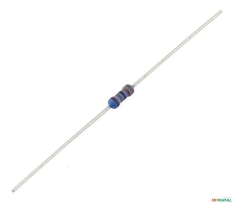 100x Resistor De Filme De Metal 270kohm 0,6w 1% Royal Imagem 100x Resistor De Filme De Metal 270kohm 0,6w 1% Royal
