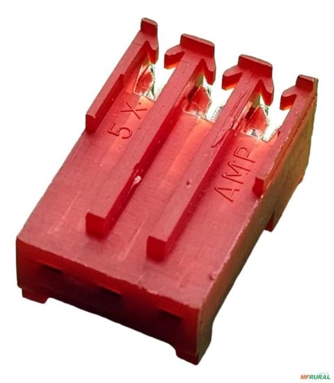 5 Conector Fêmea 03 Vias 22 Awg 3-644467-3 Te Connectivity - Cor: Vermelho Imagem 5 Conector Fêmea 03 Vias 22 Awg 3-644467-3 Te Connectivity - Cor: Vermelho