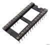 5x Soquete Torneado Cromatek 18mm Para Ci Dip 28 Pinos Spt28 - Cor: Preto Imagem 5x Soquete Torneado Cromatek 18mm Para Ci Dip 28 Pinos Spt28 - Cor: Preto