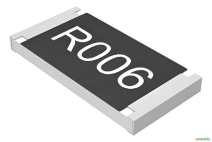 Resistor Smd 2512 - Selecione - Resistência / EIA Code: 0,006R / R006 Imagem Resistor Smd 2512 - Selecione - Resistência / EIA Code: 0,006R / R006