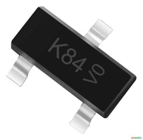10x Mosfet Smt Canal P Bss84-7 - K84 Comutação/amplificação Imagem 10x Mosfet Smt Canal P Bss84-7 - K84 Comutação/amplificação