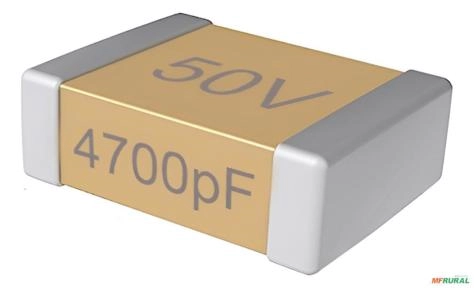 Capacitor Cerâmico Smd 0805 - Selecione Os Valores (25 Unid) - Capacitancia e Tensão: 4700pF / 50V Imagem Capacitor Cerâmico Smd 0805 - Selecione Os Valores (25 Unid) - Capacitancia e Tensão: 4700pF / 50V