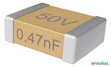 Capacitor Cerâmico Smd 0805 - Selecione Os Valores (25 Unid) - Capacitancia e Tensão: 0,047nF / 50V Imagem Capacitor Cerâmico Smd 0805 - Selecione Os Valores (25 Unid) - Capacitancia e Tensão: 0,047nF / 50V