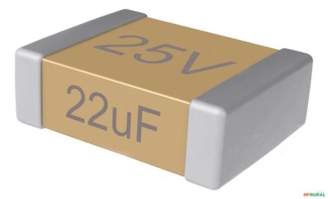 Capacitor Cerâmico Smd 1812 - Selecione Os Valores - Capacitancia e Tensão: 22uF / 25V Imagem Capacitor Cerâmico Smd 1812 - Selecione Os Valores - Capacitancia e Tensão: 22uF / 25V