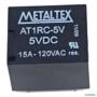 Rele Metaltex Ax1rc-5v 15a 1 Contato Reversível - 5 Peças - Voltagem: 5 Imagem Rele Metaltex Ax1rc-5v 15a 1 Contato Reversível - 5 Peças - Voltagem: 5
