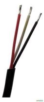 Rolo Cabo Fio Flexível Pp 3x0.5mm - 200 Metros - Telinfor - Cor da cobertura: Preto Imagem Rolo Cabo Fio Flexível Pp 3x0.5mm - 200 Metros - Telinfor - Cor da cobertura: Preto