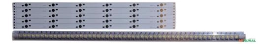 Kit 100 Led Chip 1w Branco Frio + 50 Pcb 6w/6 Watt 300x10mm - Cor da luz: Branco-frio Voltagem: 3V Imagem Kit 100 Led Chip 1w Branco Frio + 50 Pcb 6w/6 Watt 300x10mm - Cor da luz: Branco-frio Voltagem: 3V