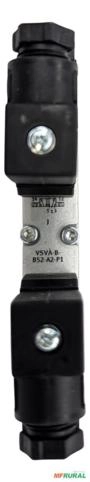 Válvula Solenoide Festo VSVA-B-B52-A2-P1 5/2 Vias Bistável 24V DC ISO 18mm Completa com Pilotos - Voltagem: 24 Vdc Imagem Válvula Solenoide Festo VSVA-B-B52-A2-P1 5/2 Vias Bistável 24V DC ISO 18mm Completa com Pilotos - Voltagem: 24 Vdc