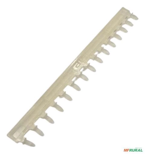 50x Trava Guia - Fita Guia - P/ Conector Mta - Anti Inversão Creme Imagem 50x Trava Guia - Fita Guia - P/ Conector Mta - Anti Inversão Creme