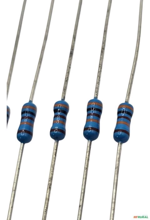 Resistor Metal Filme 301k Ohms 1/4w 1% Precisão Kit 200 Pcs Imagem Resistor Metal Filme 301k Ohms 1/4w 1% Precisão Kit 200 Pcs