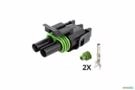 Conector Delphi/Apitv Fêmea 2 Via 12015792 Imagem Conector Delphi/Apitv Fêmea 2 Via 12015792