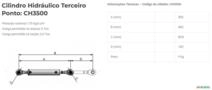 CILINDRO HIDRÁULICO TERCEIRO PONTO PARA TRATOR BOVENAU CH3500 - 500MM 3024029 Imagem CILINDRO HIDRÁULICO TERCEIRO PONTO PARA TRATOR BOVENAU CH3500 - 500MM 3024029