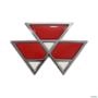EMBLEMA TRIAGULO MASSEY FERGUSON 6261548M1 3034721 Imagem EMBLEMA TRIAGULO MASSEY FERGUSON 6261548M1 3034721