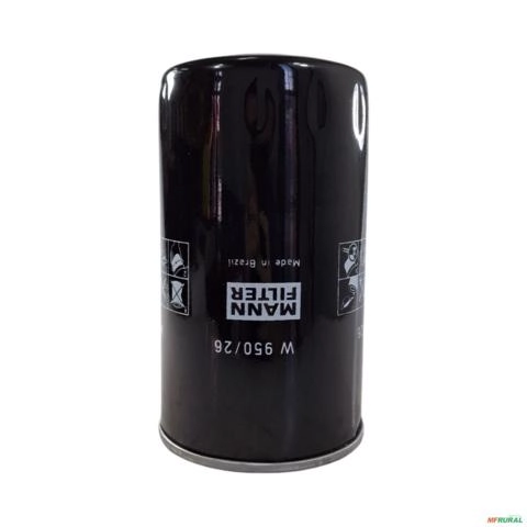 FILTRO DE ÓLEO LUBRIFICANTE MOTOR FPT - CUMMINS W950/26 3035619 Imagem FILTRO DE ÓLEO LUBRIFICANTE MOTOR FPT - CUMMINS W950/26 3035619