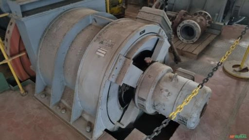 Gerador de Baixa Rotação Para Hidroelétrica - 510 kva em 600 rpm Imagem Gerador de Baixa Rotação Para Hidroelétrica - 510 kva em 600 rpm